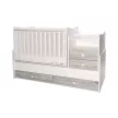Lorelli Combo kombi ágy 70x170 - White Artwood