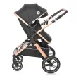 Lorelli Viola babakocsi mózessé alakítható sportrésszel + adapter - Black Diamonds