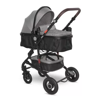   Lorelli Alba multifunkciós babakocsi + adapter - Premium Opaline Grey