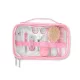Baby Care ápolási szett átlátszó tartóban - blush pink