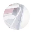 Chipolino Fiore Fürdetőállvány pelenkázó lappal - Pink