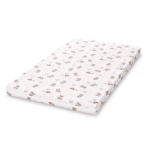 Lorelli Classic Habszivacs matrac 62x110x6 cm - Bear and Pillow Beige