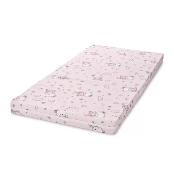   Lorelli Classic habszivacs matrac 70x140x8 cm - Pink Ballerina Bear