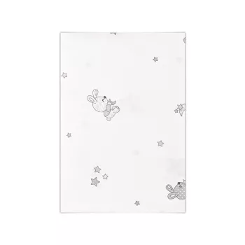 Lorelli lepedő 150x100cm - Little Rabbits Grey