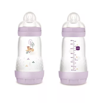 MAM Anti colic Matt cumisüveg 260ml lány