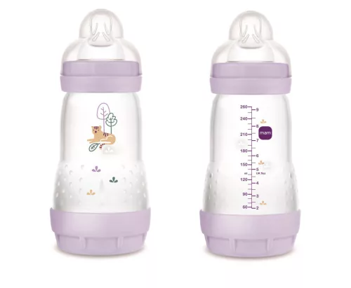MAM Anti colic Matt cumisüveg 260ml lány