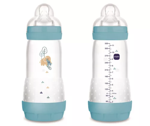 MAM Anti Colic Matt cumisüveg 320 ml fiú