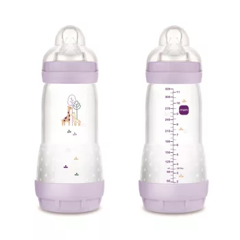 MAM Anti Colic Matt cumisüveg 320 ml lány