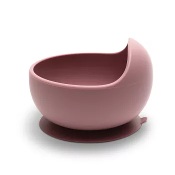 Lorelli szilikon tál tapadókoronggal - Deep Pink