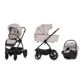   Chipolino Prestige 3az1-ben multifunkciós babakocsi - Biscotta