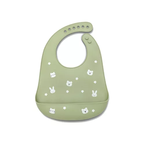 Lorelli Szilikon előke - fresh green