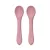 Lorelli Szilikon kanalak, 2 db - deep pink