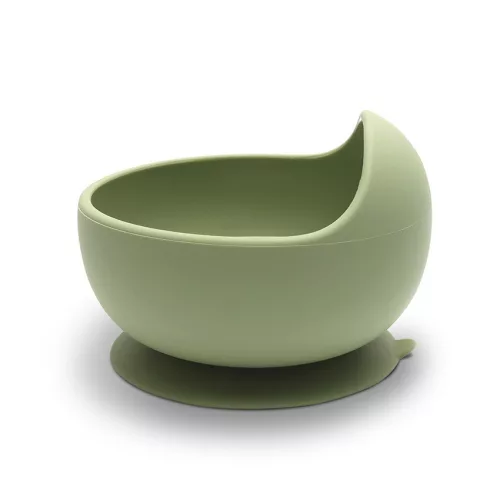 Lorelli Szilikon tál tapadókoronggal - Fresh Green