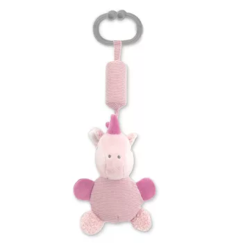   Lorelli Toys Campanula plüss babakocsi játék - Pink Unikornis