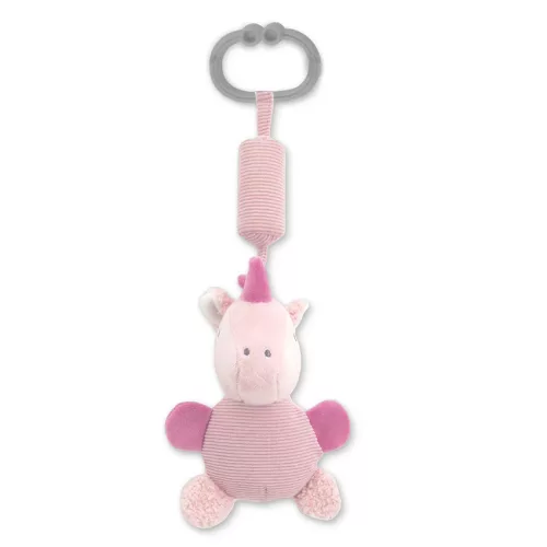 Lorelli Toys Campanula plüss babakocsi játék - Pink Unikornis