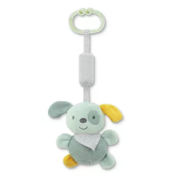   Lorelli Toys Campanula plüss babakocsi játék - Zöld Kutya