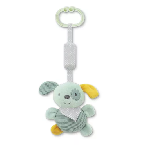 Lorelli Toys Campanula plüss babakocsi játék - Zöld Kutya