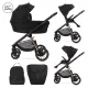 Lorelli Bianca multifunkciós babakocsi + adapter - Black