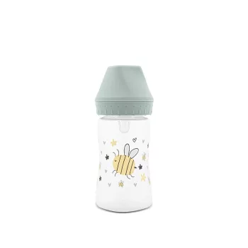 My Friend széles nyakú cumisüveg 250ml - Iceberg Green