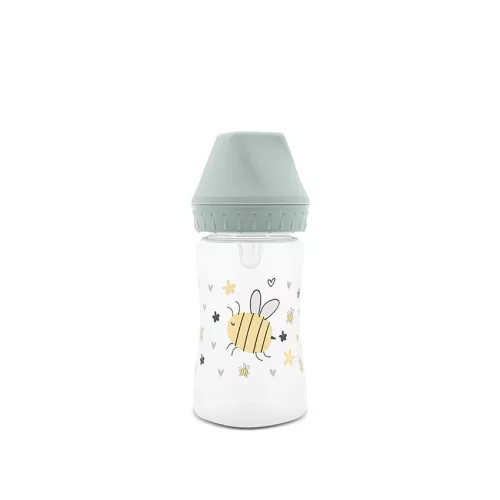 My Friend széles nyakú cumisüveg 250ml - Iceberg Green