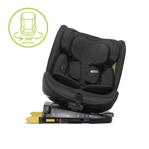 Lorelli Rodeo 360 isofix autósülés 40-150cm - Black