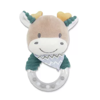 Lorelli Toys Plüss csörgő - Kék Szarvas