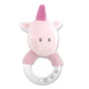 Lorelli Toys Plüss csörgő - Pink Unikornis