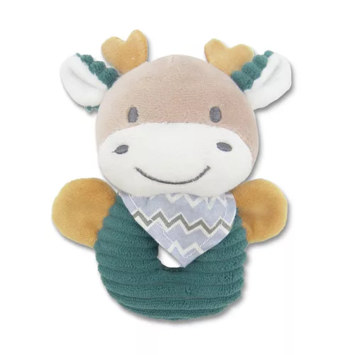 Lorelli Toys Plüss csörgő karika - Kék Szarvas