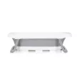 Chipolino Isla összecsukható kád hálós babatartóval 81 cm - Grey