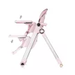 Chipolino Super Chef multifunkciós etetőszék - Pink Marshmallow