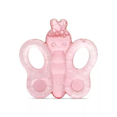 Baby Care Pillangós hűthető rágóka - Shell Pink