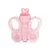 Baby Care Pillangós hűthető rágóka - Shell Pink