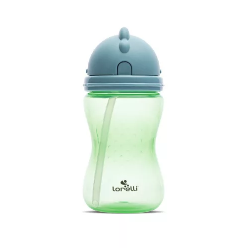 Lorelli szívószálas sport itató - Blue/Green