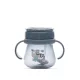 Baby Care szívószálas itató fogantyúval 250ml - Blue