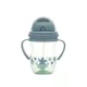 Baby Care szívószálas itató fogantyúval 275ml - Blue/Green