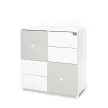 Lorelli Cupboard pelenkázó komód - White & Milky Green ÚJ