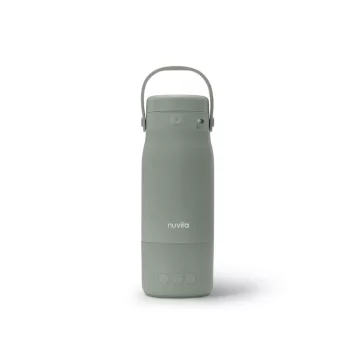   Nuvita Hot'n'go hordozható cumisüveg-melegítő - Sage green - 1190