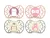 Nuvita Symmetric Air55 4db-os cumi szett 6+ - English Rose/Sage Green - 70854 maci, pingvin, behappy