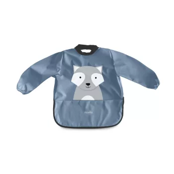 Nuvita vízálló ujjas előke - Powder Blue 4372