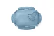 Nuvita KiddieKit uzsonnás doboz 1000 ml - powder Blue 4430