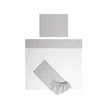   Lorelli Tiny Dream Trio ágynemű garnitúra 70x140 - Bear Grey