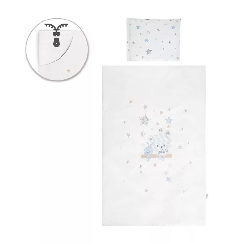 Lorelli 5 részes ágynemű garnitúra - Bear with Swing Blue