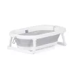 Chipolino Bubble Spa összecsukható kád vízhőmérővel, vödörrel és öblítőpohárral 83 cm - light grey