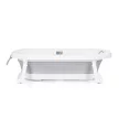Chipolino Bubble Spa összecsukható kád vízhőmérővel, vödörrel és öblítőpohárral 83 cm - light grey