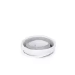 Chipolino Bubble Spa összecsukható kád vízhőmérővel, vödörrel és öblítőpohárral 83 cm - light grey