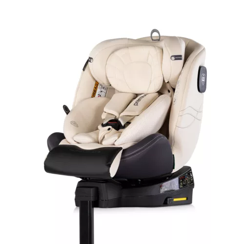 Chipolino Premium 360 autósülés I-Size 40-150cm - biscotta