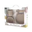 Lorelli Természetes szilikon 4 db-os étkészlet - Beige