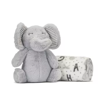 Lorelli Nappy takaró 75x90 cm - Grey Elephant