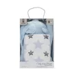 Lorelli Poffy Duo takaró 75x90 cm párnával 45x30 cm - White Blue Teddy Bear