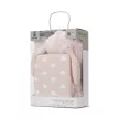 Lorelli Poffy Duo takaró 75x90 cm párnával 45x30 cm - Peach Bunny